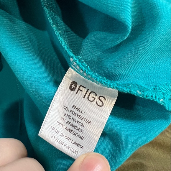 Figs Catarina Teal Blue Scrubs - Picture 4 of 4